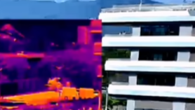 Reference-distance alignment and residual registration error at different scene depths.